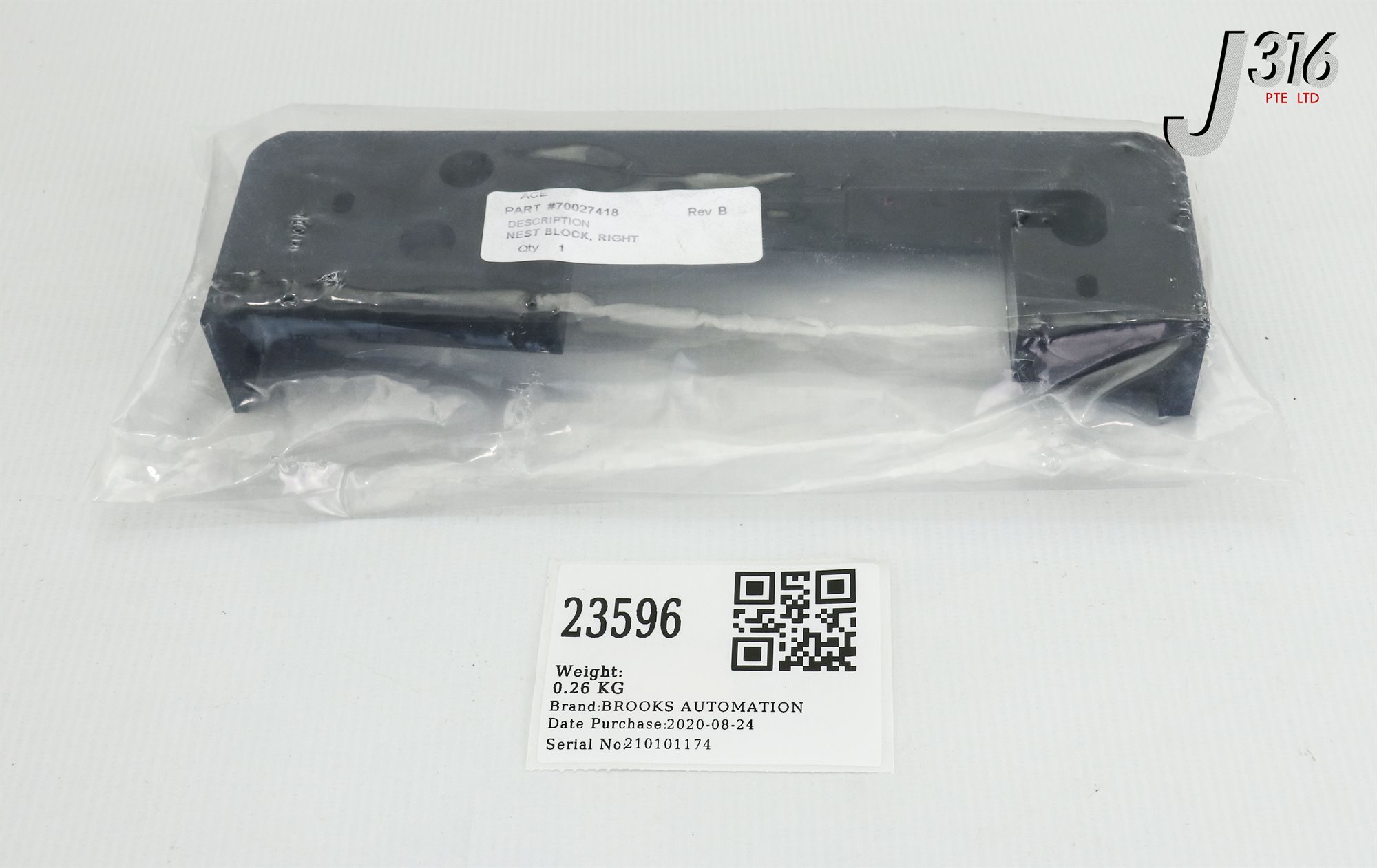 のん 23596 BROOKS NEST BLK, RIGHT - USED W/ HALL EFFECT SWITCHES (NEW